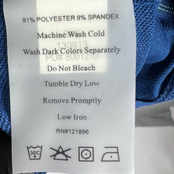 Title Nine Women XL Sleeveless Tunic Dress Blue Green Geometric Print Athleisure - Picture 13 of 14